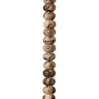 12 Pack: Feldspar Rondelle Beads by Bead Landing™, 8mm