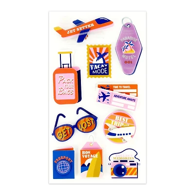 Travel Passport Dimensional Stickers by Recollections™