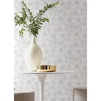 RoomMates Gray Wren Peel & Stick Wallpaper