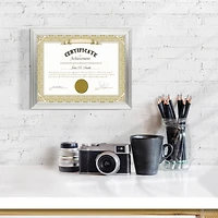 Aspect 8.5"  x 11" Silver Narrow Frame by Studio Décor®