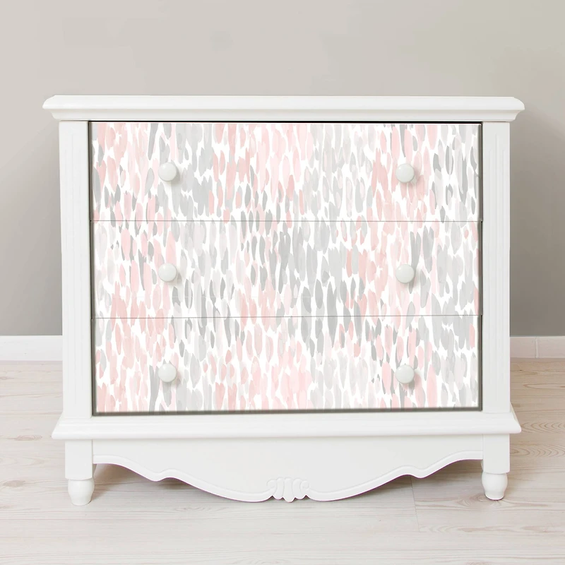 NuWallpaper Blush Make It Rain Peel & Stick Wallpaper