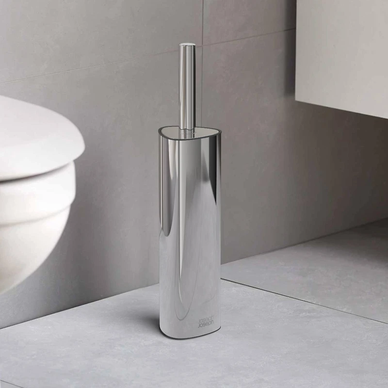 Joseph Joseph Flex 360 Luxe Advanced Toilet Brush with Stainless-steel Finish