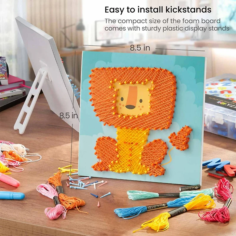 Arteza® Kids String Art Animal Set