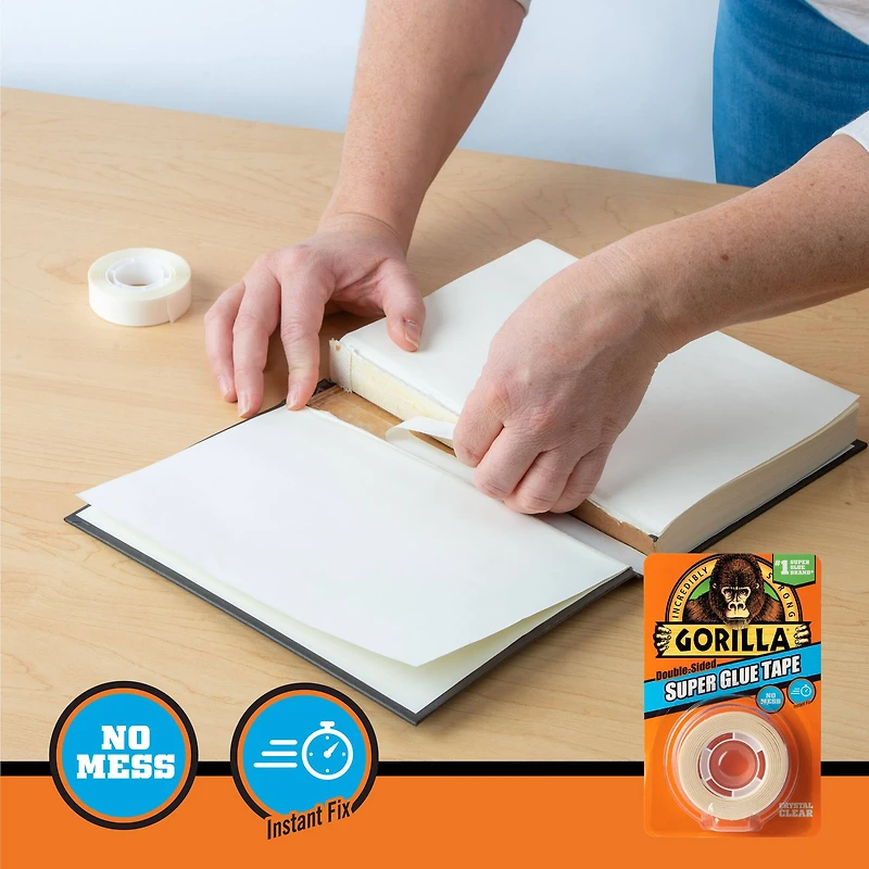 Gorilla® 20ft. Double-Sided Super Glue Tape