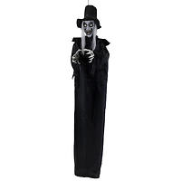 6ft. Lit Animated Vampire in Robe & Top Hat Halloween Decoration