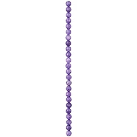 12 Packs: 24 ct. (288 total) Purple Crackled Quartzite Round Beads, 8mm by Bead Landing™
