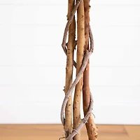 7ft. Artificial Halloween Black Ficus Tree with Natural Trunk