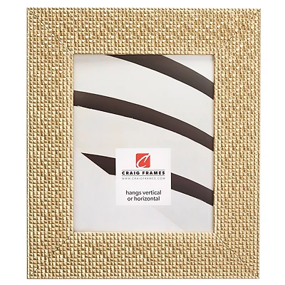 Craig Frames Glimmer Champagne Gold Picture Frame