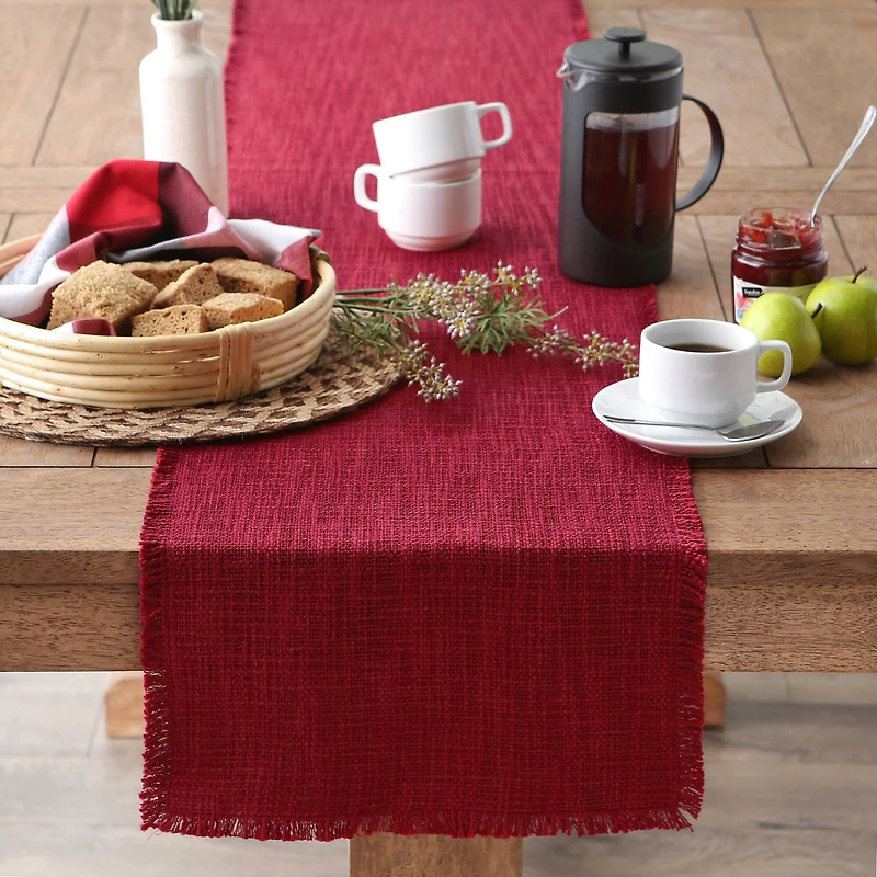 DII® 72" Basket Fringe Table Runner