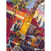 Merejka French Cafe Counted Cross Stitch Kit