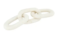 Hello Honey® 13" Decorative Marble Chain Link Figurine