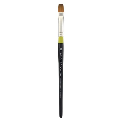Golden Taklon Short Handle Flat Shader Brush by Artist's Loft™ Vienna