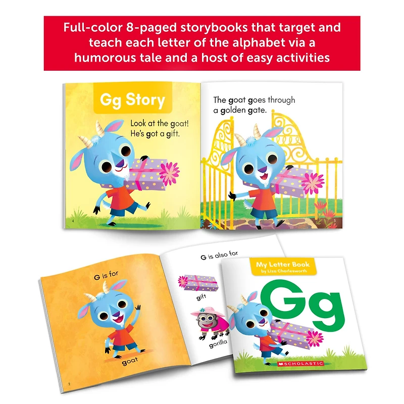 Scholastic Teaching Solutions Laugh A Lot Alphabet Book Set of 26