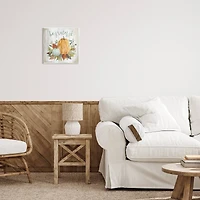 Stupell Industries Be Grateful Autumnal Botanicals Wall Plaque Art