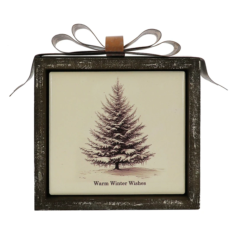 6.5" Black & White Tree Tabletop Décor by Ashland®