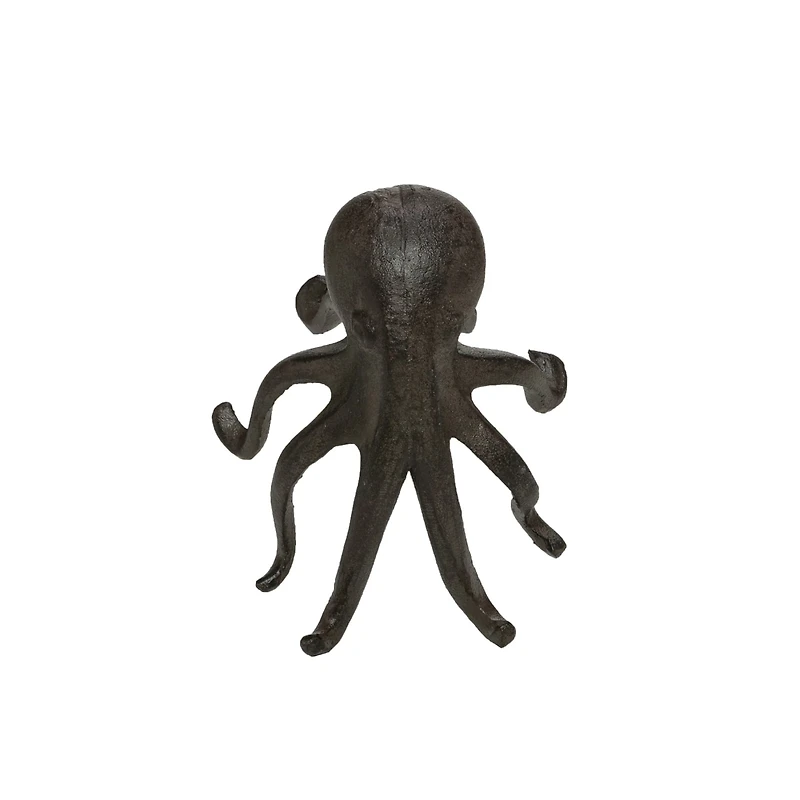 Hello Honey® 5" Dark Brown Cast Iron Octopus Phone Tablet Stand