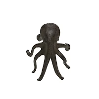 Hello Honey® 5" Dark Brown Cast Iron Octopus Phone Tablet Stand