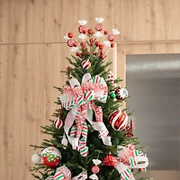 Glitzhome® 24" Christmas Red & White Candy Pick, 4ct.