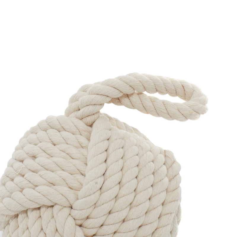 14" Jute Coastal Rope Sculpture Set