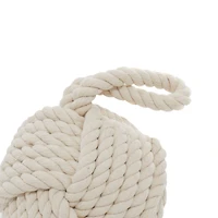 14" Jute Coastal Rope Sculpture Set