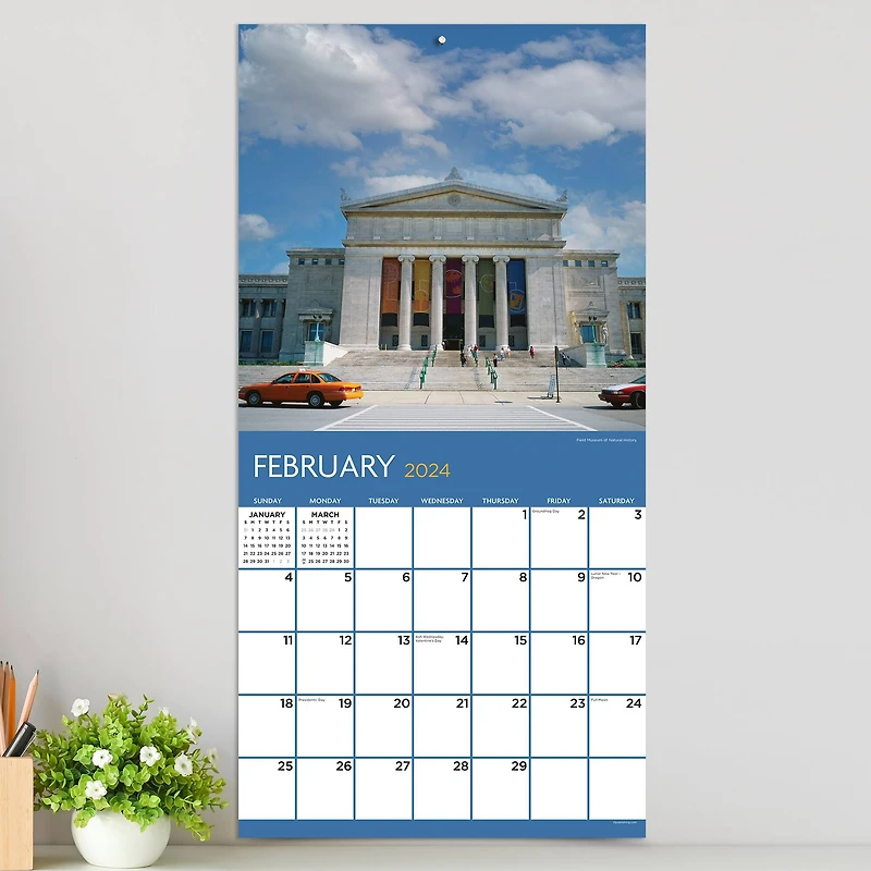 TF Publishing Chicago Wall Calendar