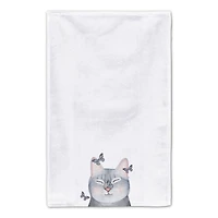Cat with Butterflies 16" x 25" Towel Set