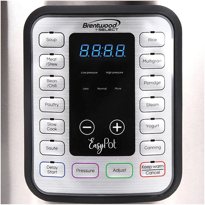 Brentwood 6qt. 8-in-1 Easy Pot Electric Multicooker