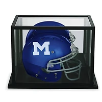 6 Pack: Black Football Helmet Display Case with Mirror Back by Studio Décor®