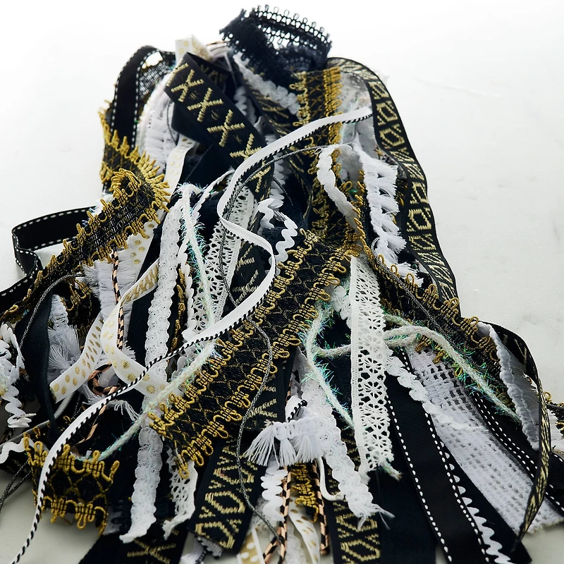 Black & White Scrap Trim Bundle by Celebrate It™