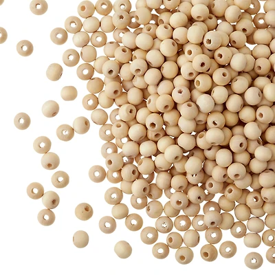 Wood Round Beads by Bead Landing™, 8mm