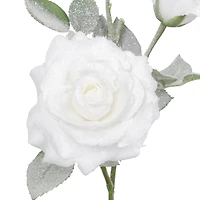 29" White Snowy Rose Stem by Ashland®