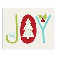 Joy 20x16 Canvas Wall Art