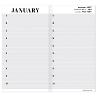 TF Publishing Stripes Perpetual Birthday & Celebration Pocket Book