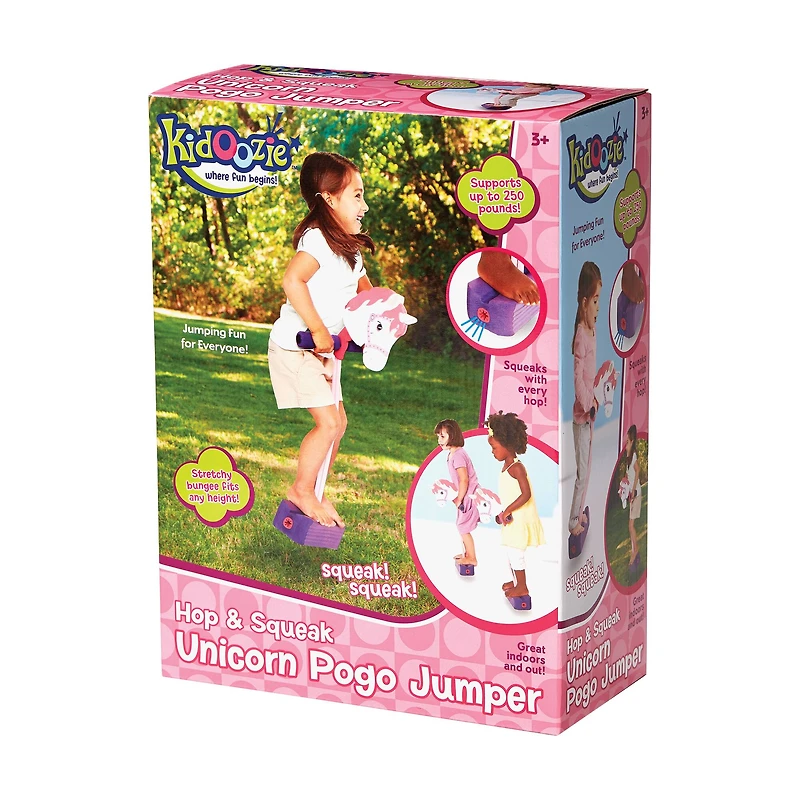 Hop & Squeak Unicorn Pogo Jumper
