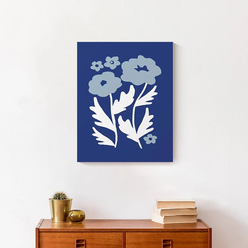 Modern Poppies 16" x 20" Canvas Wall Art