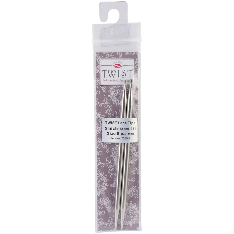 ChiaoGoo TWIST 5" Red Lace Interchangeable Tips