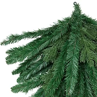 60" Green Pine Artificial Christmas Teardrop Swag