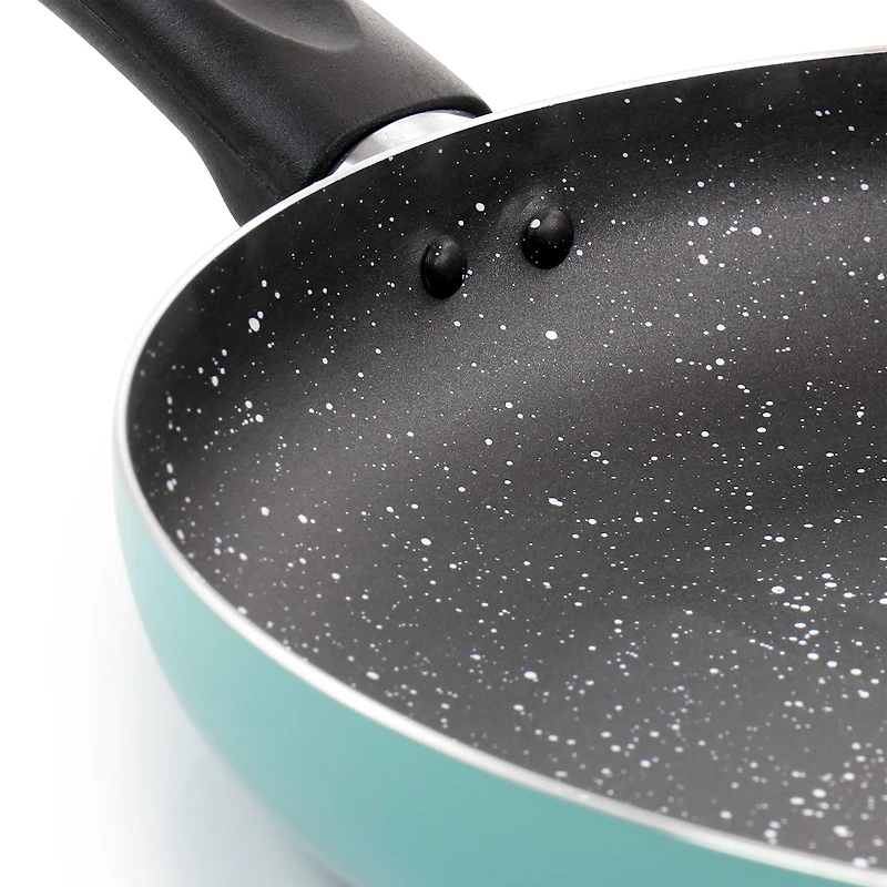 Oster Luneta 11.5" Teal Aluminum Nonstick Frying Pan