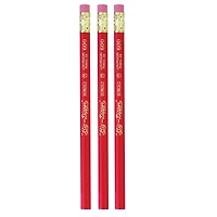 J.R. Moon Pencil Co. Big-Dipper Pencils with Eraser, 3 Packs of 12