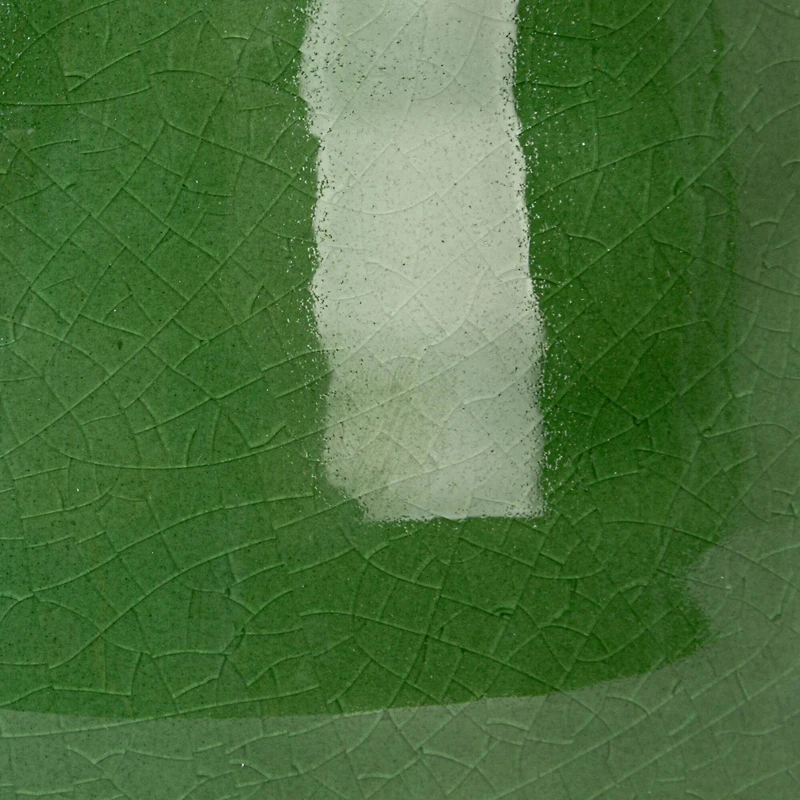 Hello Honey® 10.5" Green Raised Dots Terra Cotta Planter