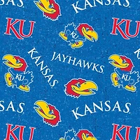 NCAA University of Kansas Jayhawks Cotton Fabric