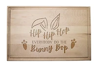 The Bunny Bop 17" x 11" Maple Cutting Board