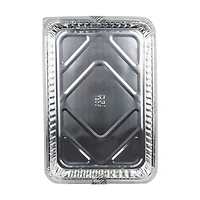 Silver Lining by Durable Packaging Foil Ready Mix Cake Pans with Lids, 2ct.