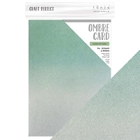 Craft Perfect Opalescent Green Glitter Cardstock, 8.5" x 11"