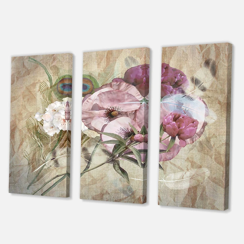 Designart - Iris Bouquet Floral Design