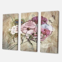 Designart - Iris Bouquet Floral Design