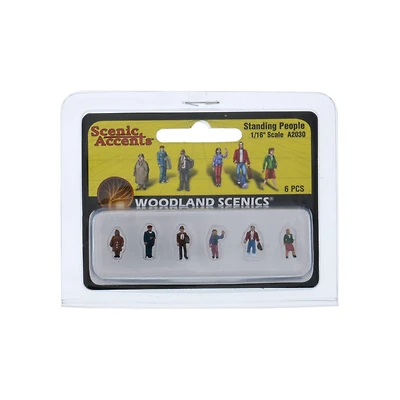 Woodland Scenics® 1/16" Standing People Scale Figures