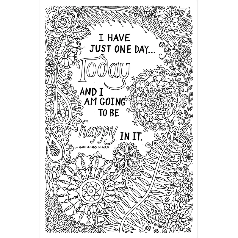 Design Works™ Zenbroidery™ Be Happy Stamped Embroidery Kit