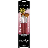 Protégé Premium Taklon Short Handle Piece Brush Set