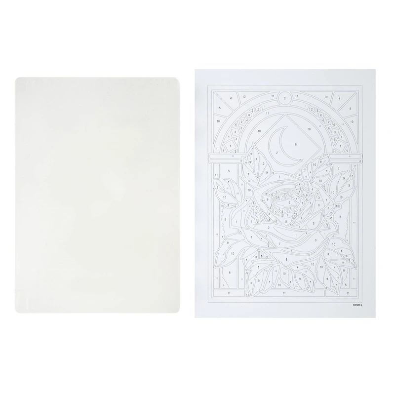 Stained Glass Rose Paint-by-Number Acrylic Surface Kit by Artist's Loft®